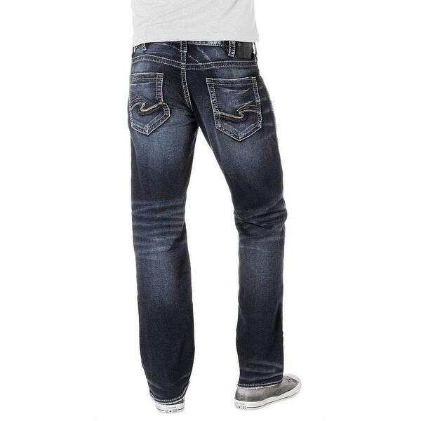 Silver Jeans Men/'s Zac Dark Wash