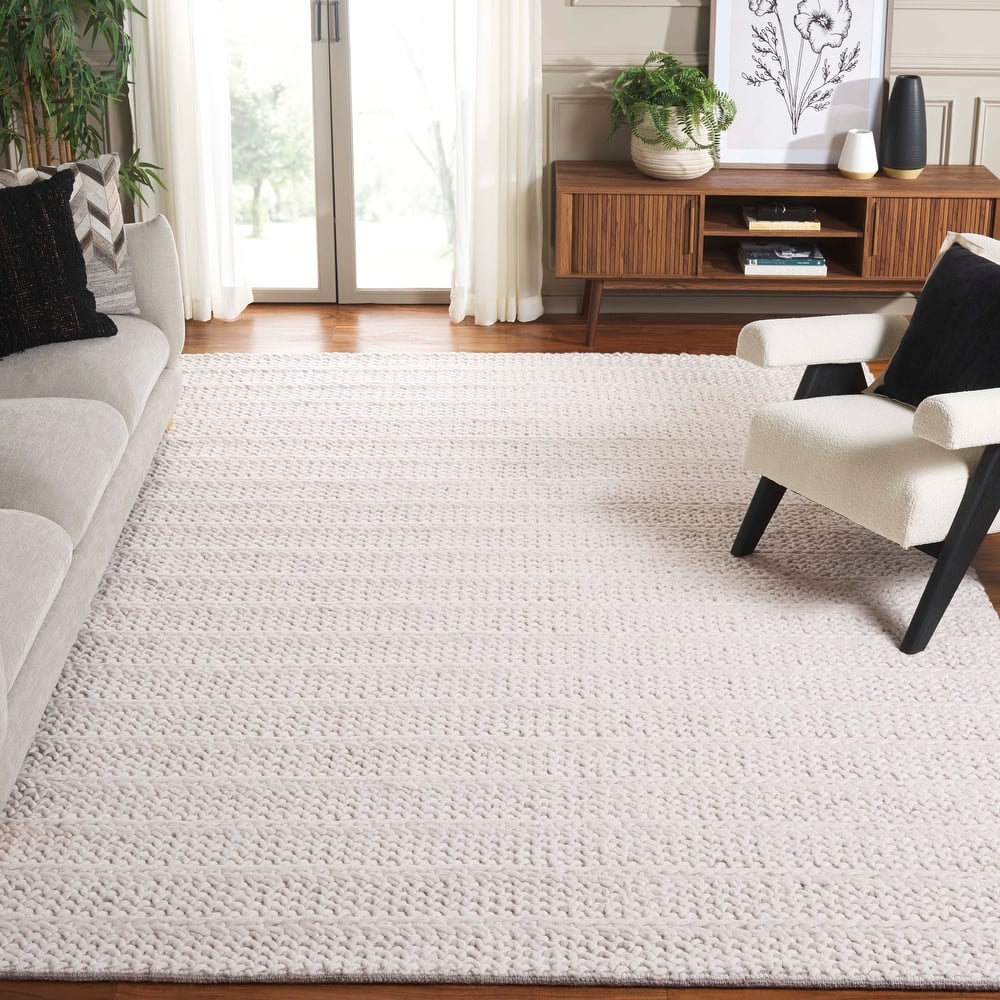 SAFAVIEH Hand-Loomed Natura Malbora Transitional Wool Rug