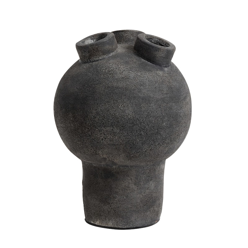 Vase Crop - ST - Dark grey