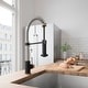 preview thumbnail 116 of 156, VIGO Edison 19" H Single Handle Pull-Down Sprayer Kitchen Faucet