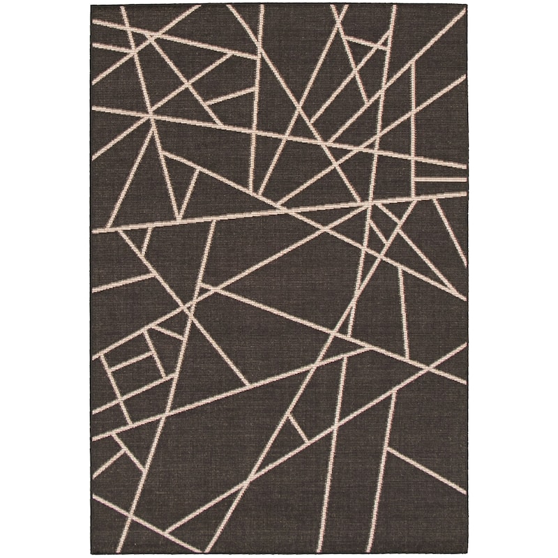 ECARPETGALLERY Sisal Abstract Indoor/ Outdoor Rug