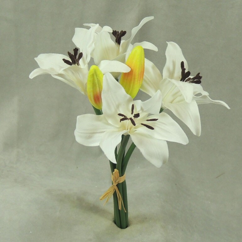 Shop 1 Pc 11 5 Inch Tiger Lily Bundle W 4 Blooms Perfect For