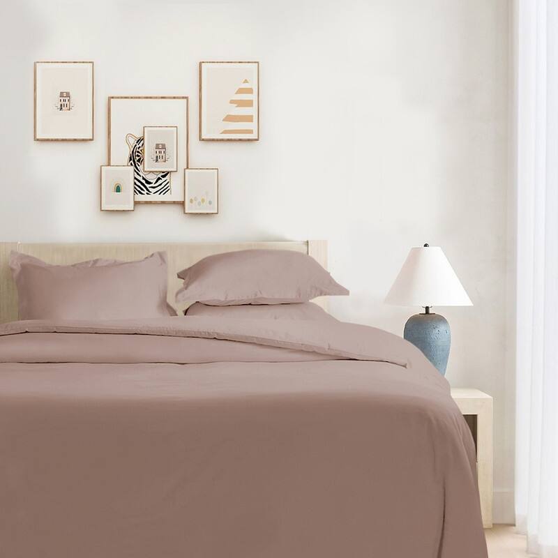 Farm to Home Dreamy Cotton Duvet Set with Button Closure, 2-Piece