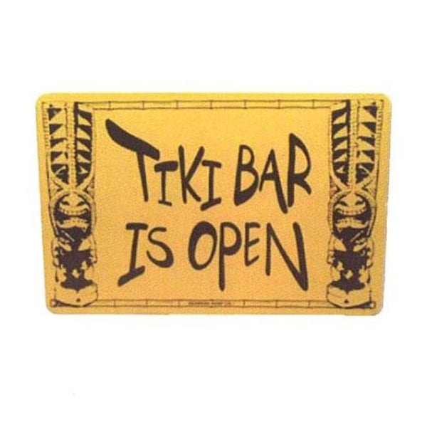 Seaweed Surf Co Sf58 12x18 Aluminum Sign Tiki Bar Is Open Seaweed Surf Co Sf58 12x18 Aluminum Sign Tiki Bar Is Open Free Shipping On Orders Over 45 24999578