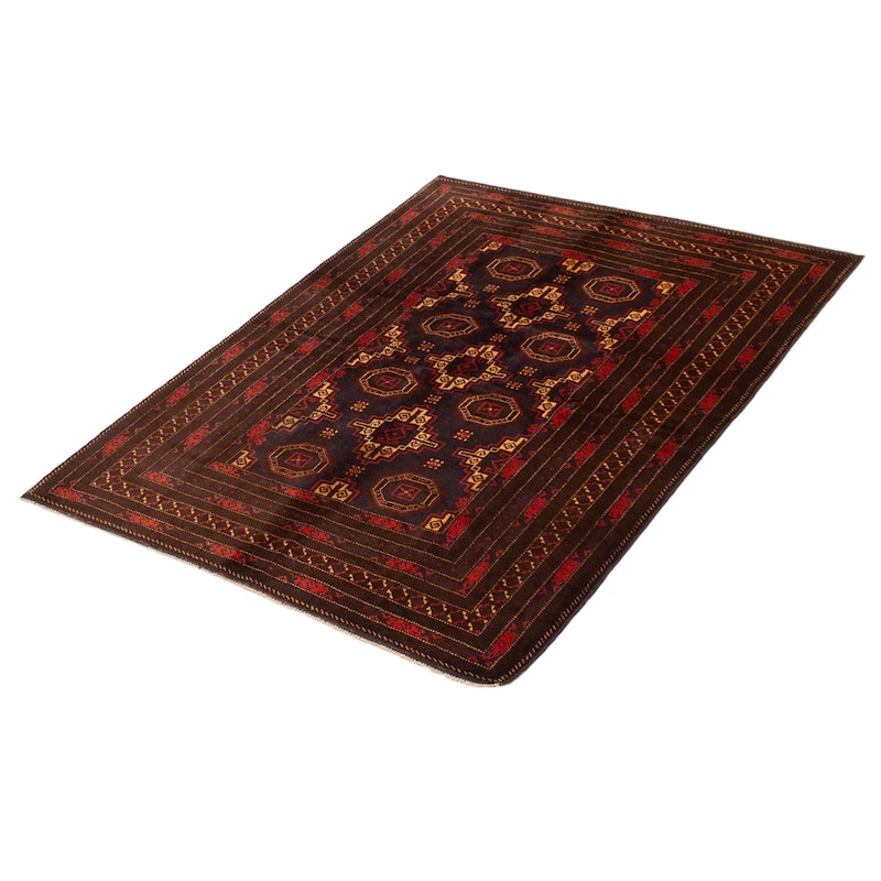 Teimani Navy Rug 4'7" x 6'4" - 4'7 x 6'4