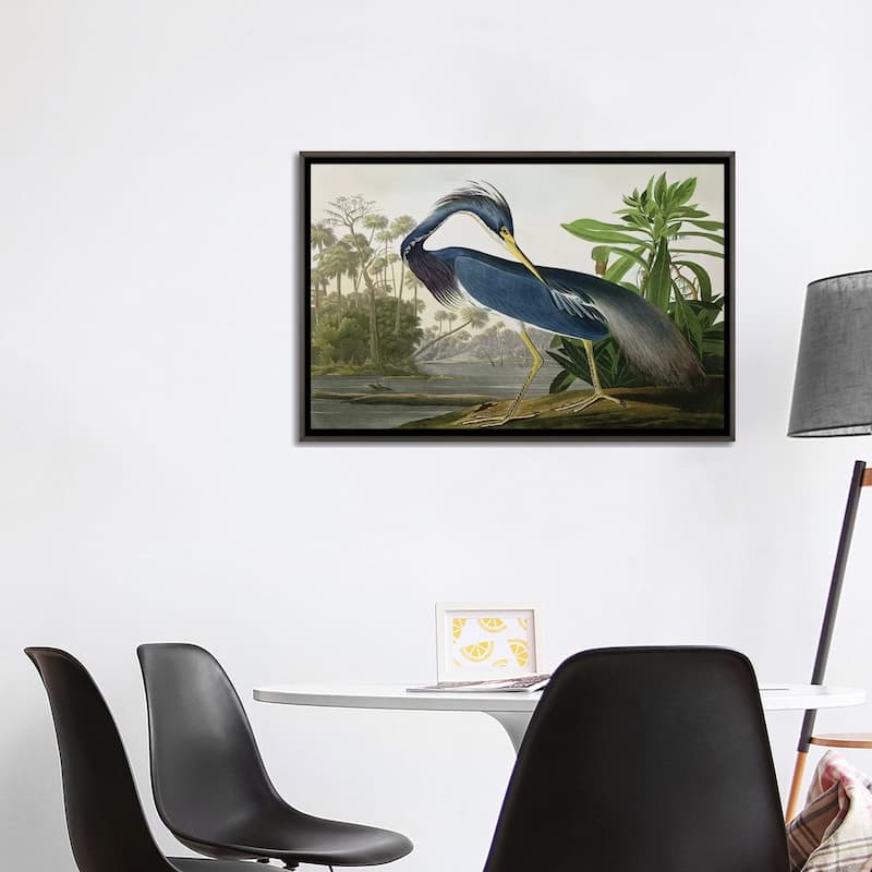 iCanvas "Louisiana Heron" by John James Audubon Framed
