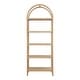 preview thumbnail 8 of 7, Aurelle Home Modern Oak Arched Bookshelf