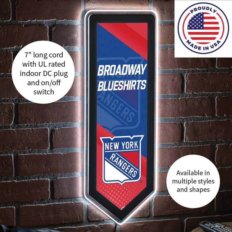 New York Rangers LED Lighted Sign
