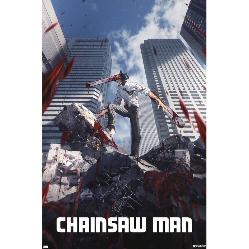 Chainsaw Man - City Art Poster - 24 x 36 Inch
