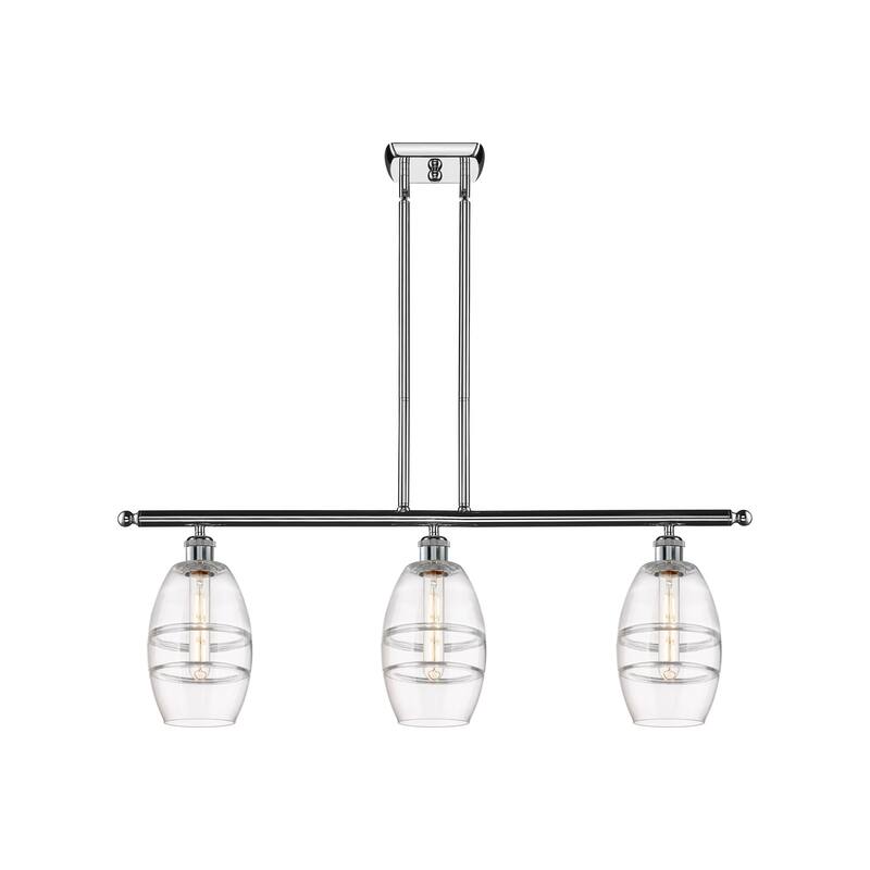 Innovations Lighting 516-3I-9-36 Vaz Linear Vaz 3 Light 36" Wide - Polished Chrome / Clear