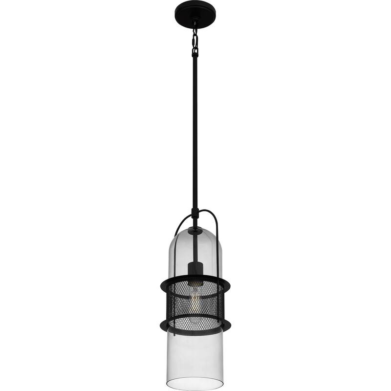 Soffer 1-Light Matte Black Mini Pendant Light