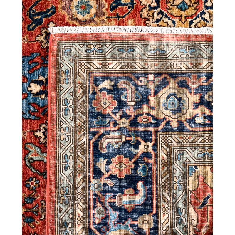Serapi One-of-a-Kind Hand-Knotted Area Rug - Red - 8' 11" x 11' 10"