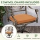preview thumbnail 91 of 92, Versatile Outdoor Dining Sets w Swivel/Folding Chairs & Steel Slat Table and HDPE Dining Table Set for Gardens, Patios