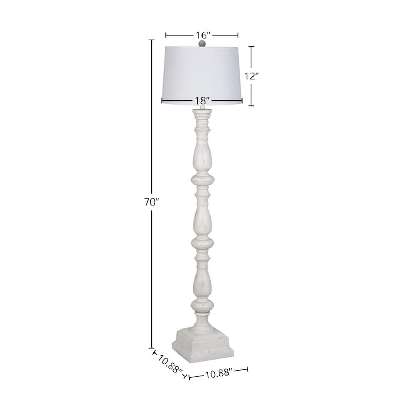 Polyresin 70" Floor Lamp