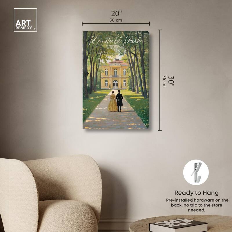 Mansfield Park Canvas by Art Remedy, Gallery Wrapped