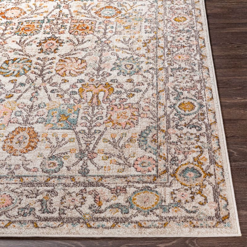 Livabliss Ankara Updated Traditional Floral & Botanical Area Rug