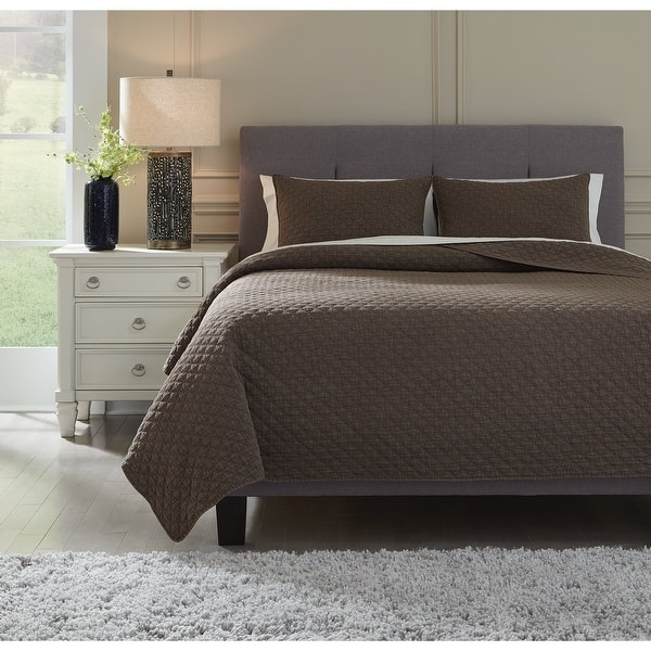 Shop Ryter Casual Brown Coverlet Set Overstock 31660014