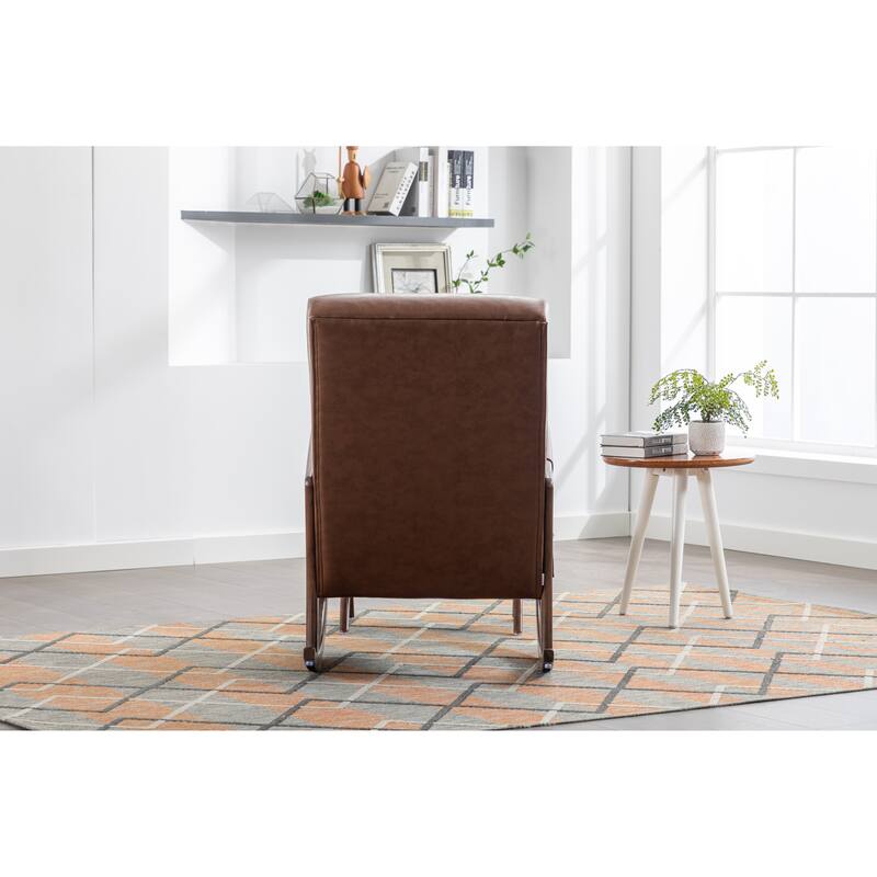 Rocking Armchair With Ottoman for Living Room