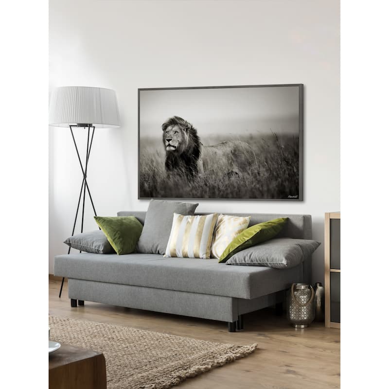 Be the Boss Floater Framed Print on Canvas
