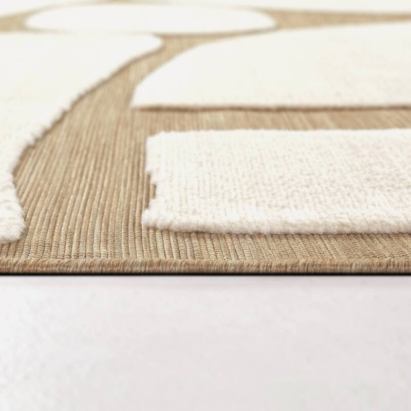 Dulcie Abstract Modern Indoor/Outdoor Area Rug