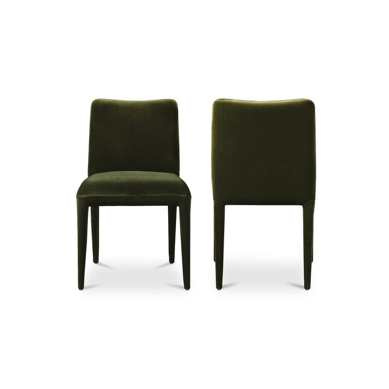 Aurelle Home Modern Upholstered Parson Dining Chair, Set of 2 - 20.5" W x 33" H x 23.5" D
