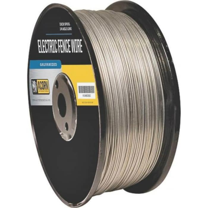 4 rolls Bekaert 119752 1//4 Mile 1320/' 17 Gauge Electric Fence Wire