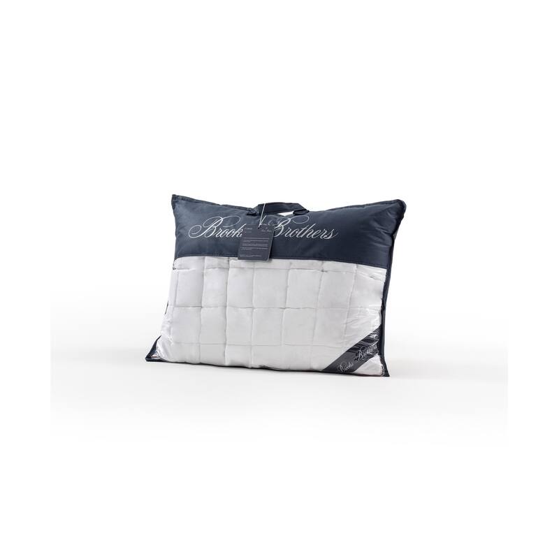 Brooks Brothers Cotton Pillow - White
