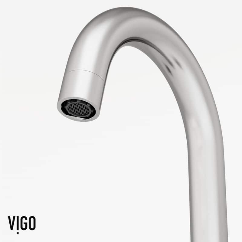 VIGO Jewel 9" H 2-Handle Widespread Bathroom Faucet