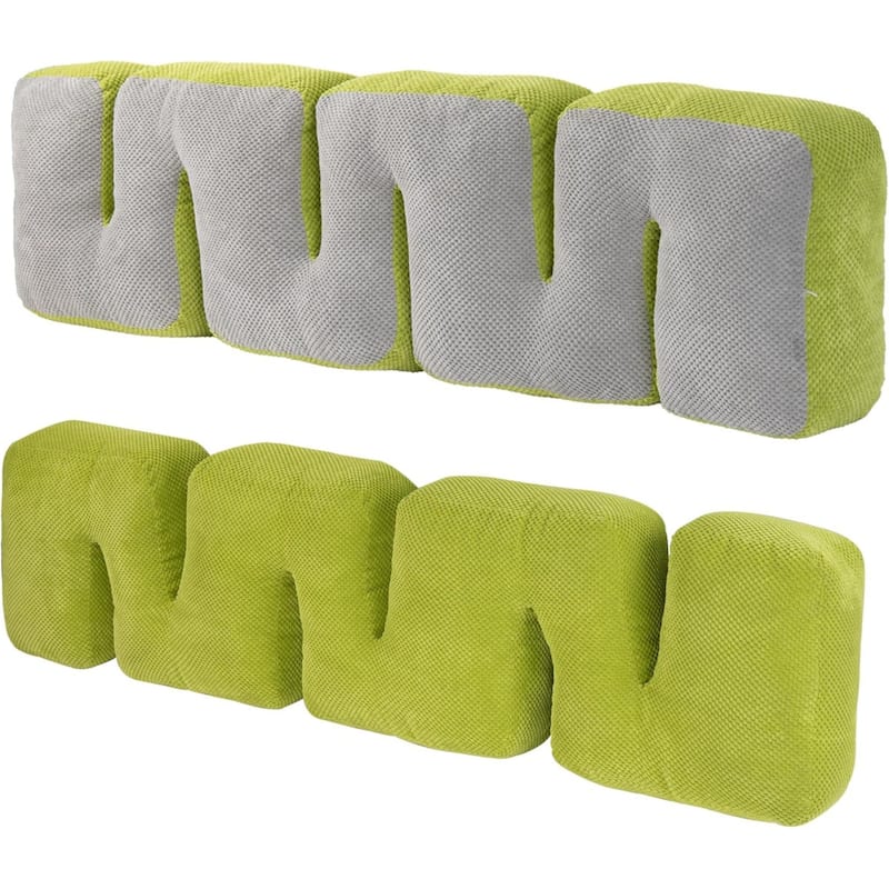 WOWMAX Retractable Double Sided Comfortable Stylish Headboard Pillow, Adjustable Cute Animal Body Pillow - Cotton - Accent