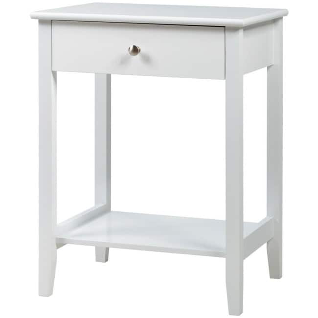 Wooden Nightstand End Table Storage Display