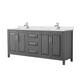 Option Dark Gray / Giotto Quartz Top / Polished Chrome