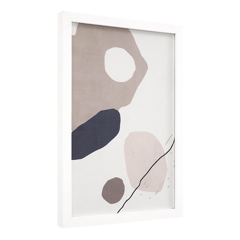 Renwil Priyanka Canvas 7-Piece Wall Art with White Frame