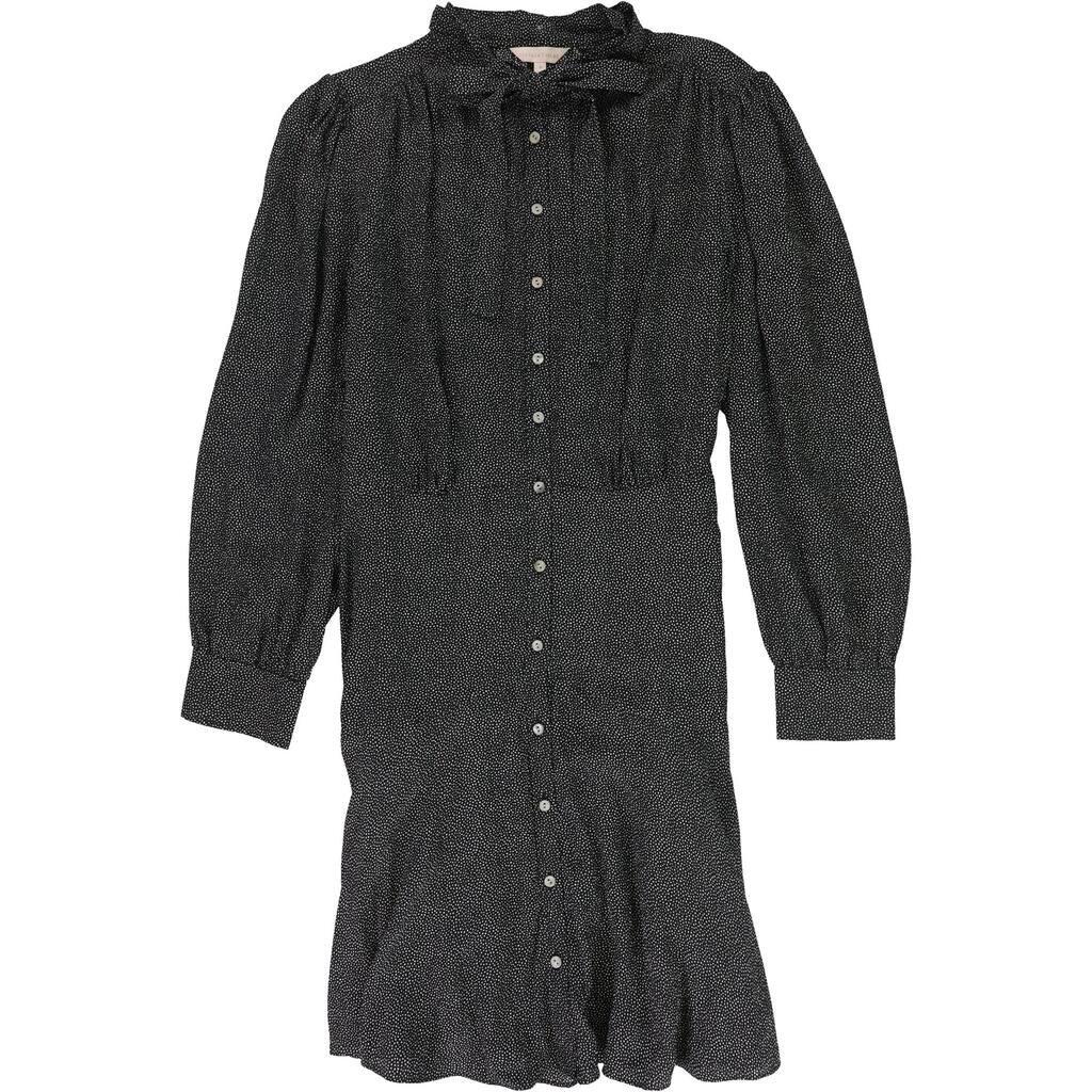 Rebecca Taylor Womens Sprinkle-Dot Shirt Dress