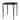 Costway Square Dining Table for 4-Person with Solid Wood Frame for - See Details