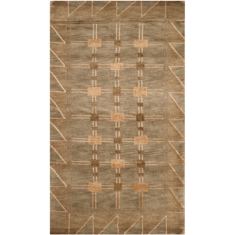 SAFAVIEH, Couture Hand-knotted Tibetan Sidonija Modern Wool Rug