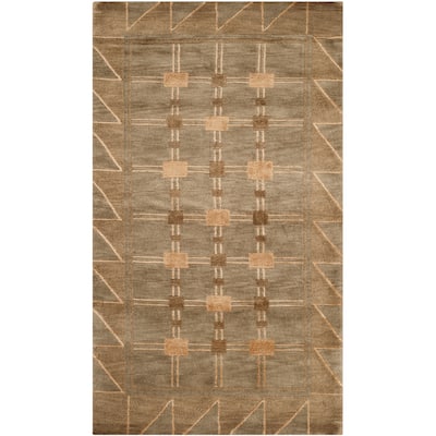 SAFAVIEH, Couture Hand-knotted Tibetan Sidonija Modern Wool Rug