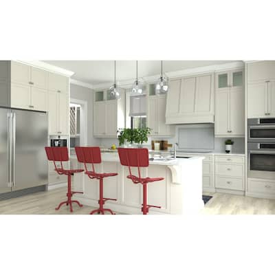 Tractor Seat Adjustable Barstool with Back - 36.5" - Red