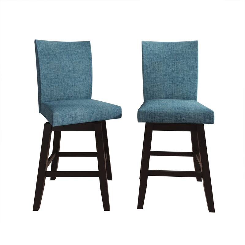 CraftPorch Minimalist Swivel Counter Chairs with Round Table