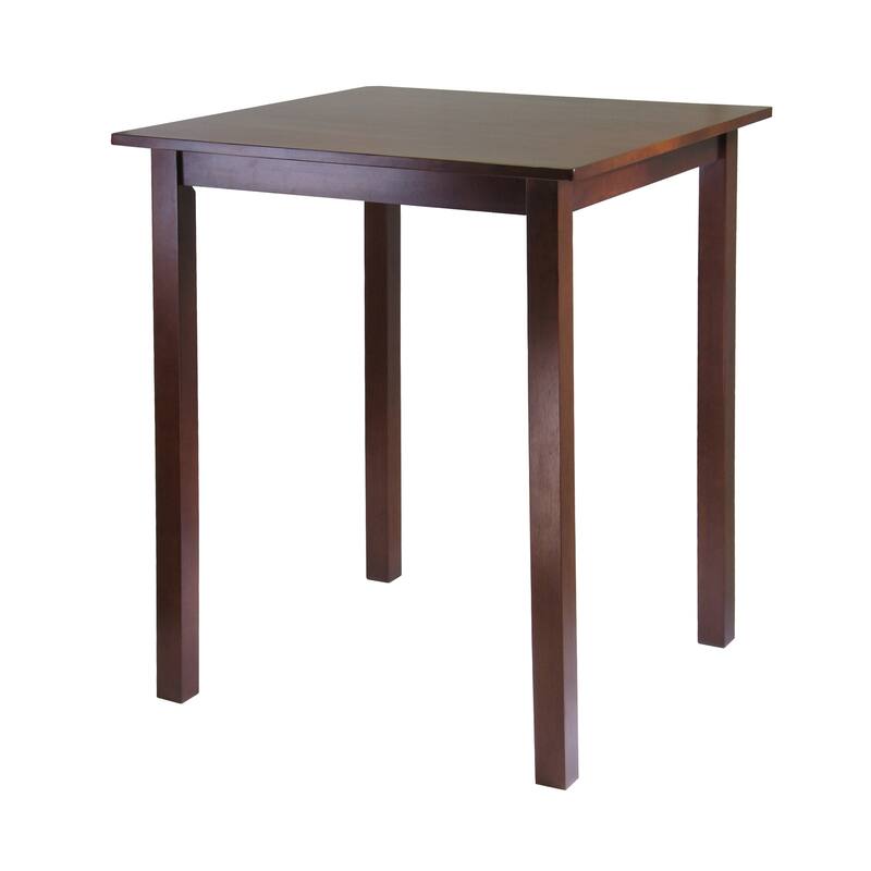 Parkland Square High Table, Walnut - 33.86 x 33.86 x 38.98 inches - Walnut