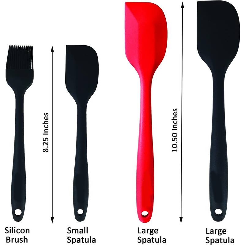 Silicon Spatula Set 8 PCS Food Grade Silicone Spatulas Kitchen Utensil