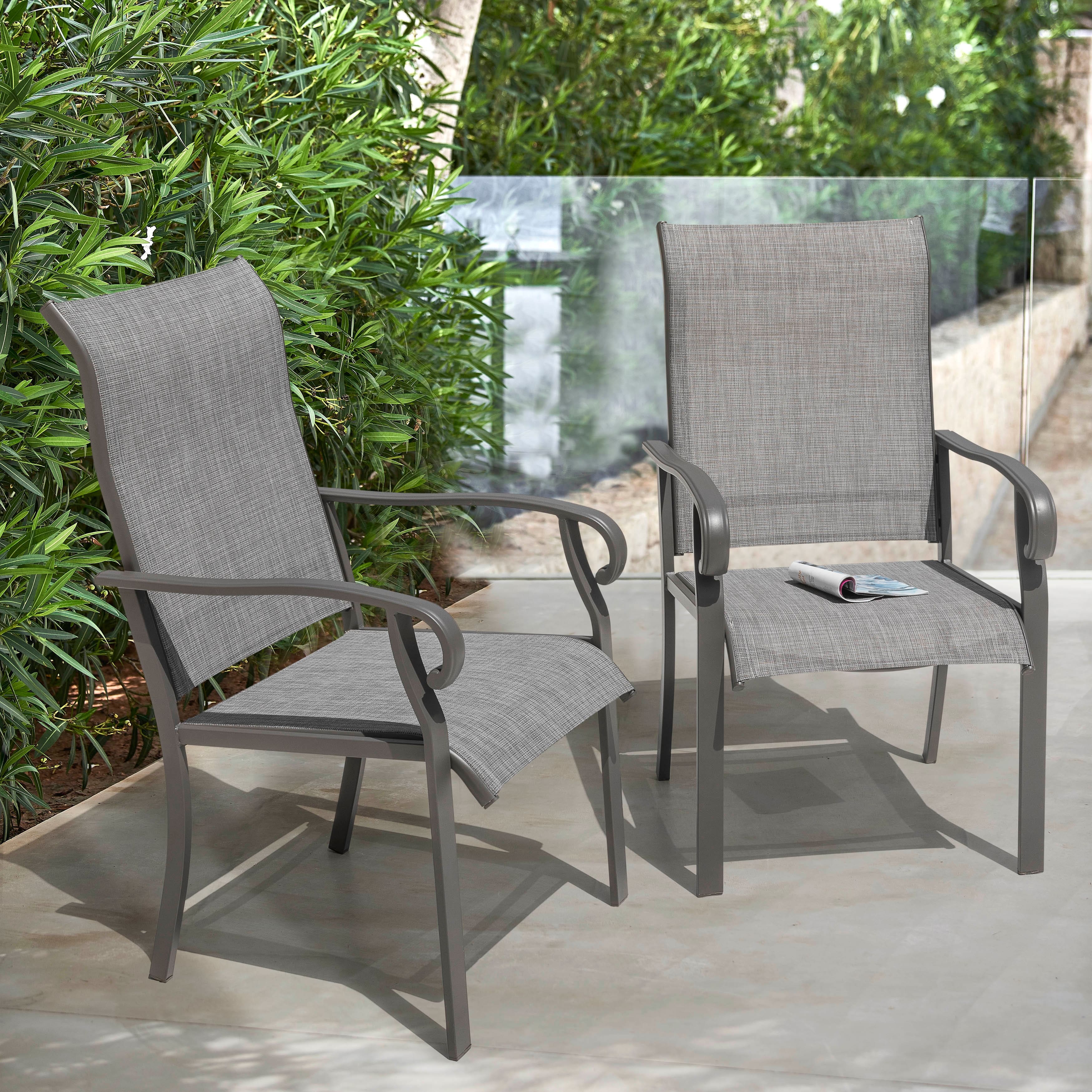 Outdoor 2Piece Patio Textilene Fabric Chairs 22.44*28.35*38.78 inch Bed Bath & Beyond