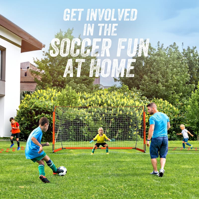 12 x 6 FT Portable Soccer Goal Soccer Net for Backyard