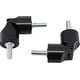 preview thumbnail 31 of 40, MERIVILLE Hinged Elbow Connector - Designed for Bay Window Curtain Rods or Corner Drapery Rods up to 1-inch Diameter