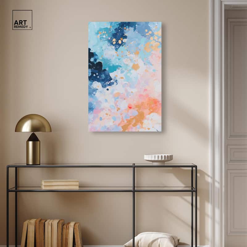 Vibrant Vortex Canvas by Art Remedy, Gallery Wrapped