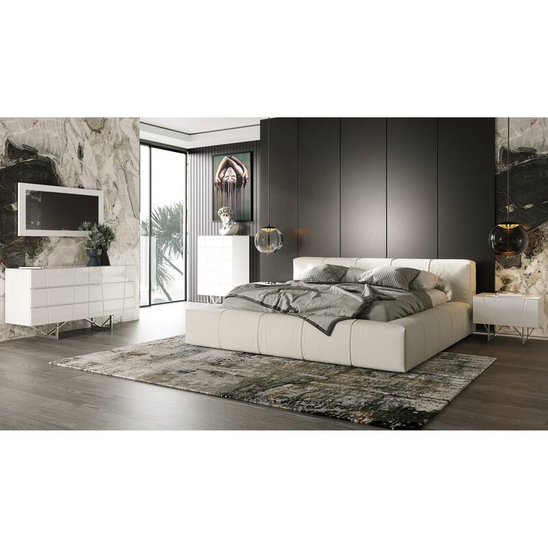Modrest Chrysler Modern White Dresser