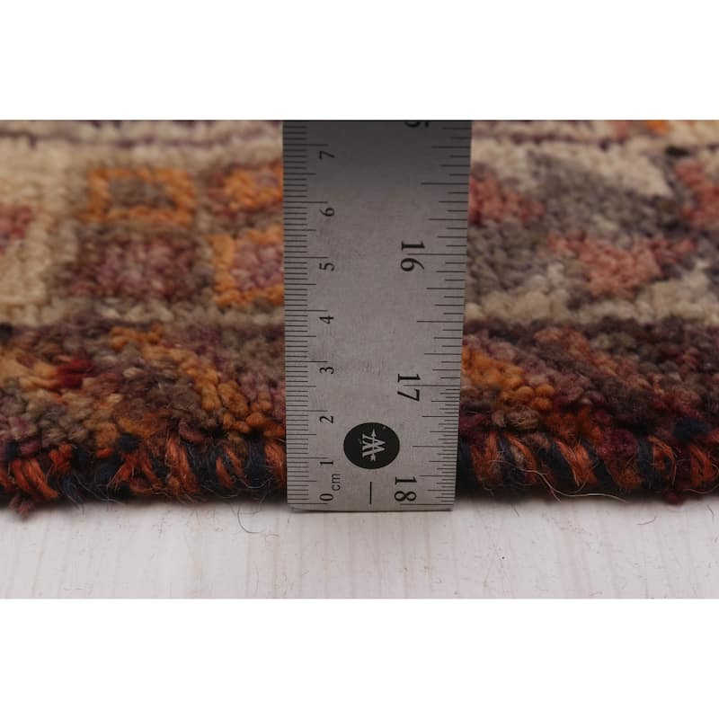 ECARPETGALLERY Hand-knotted Melis Vintage Red Wool Rug - 3'10 x 12'4