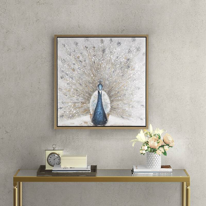 Gracie Mills Louise Tranquil Sorbet Sky Gel Coat Canvas