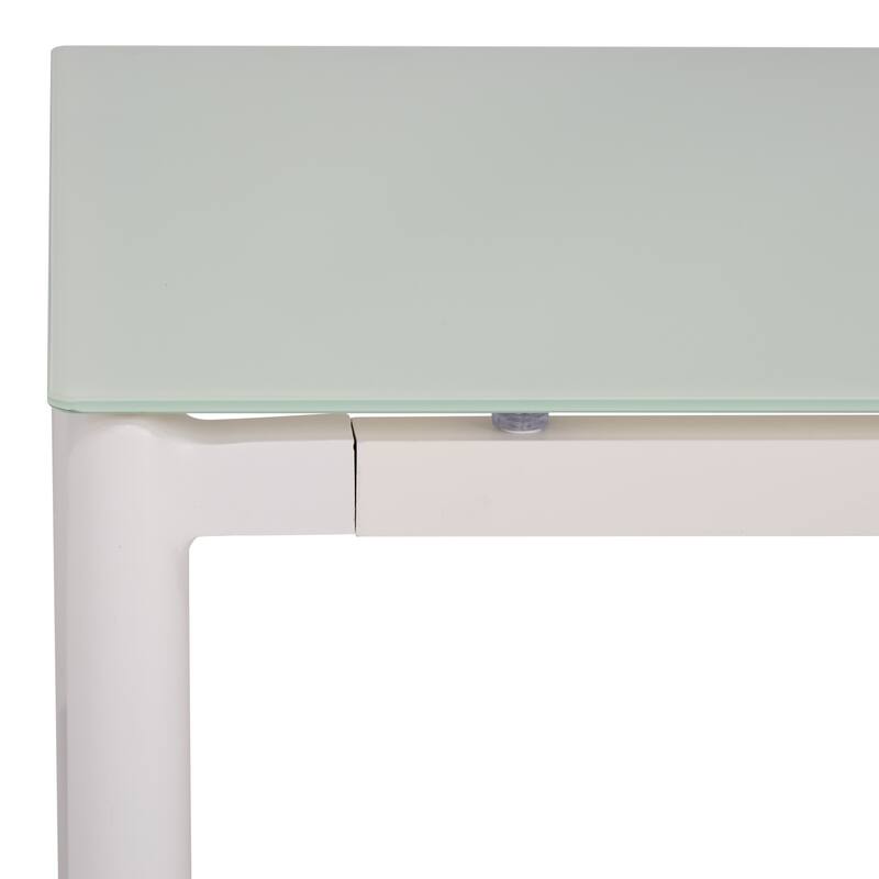 SAFAVIEH COUTURE Chryssa Aluminum Coffee Table - 43"W x 24"D x 14"H