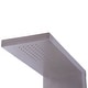 preview thumbnail 6 of 7, 55" Brushed Stainless Steel Shower Panel Rainfall Waterfall - Silver - 55.1" x 19.7" x 7.9" (L x W x H)
