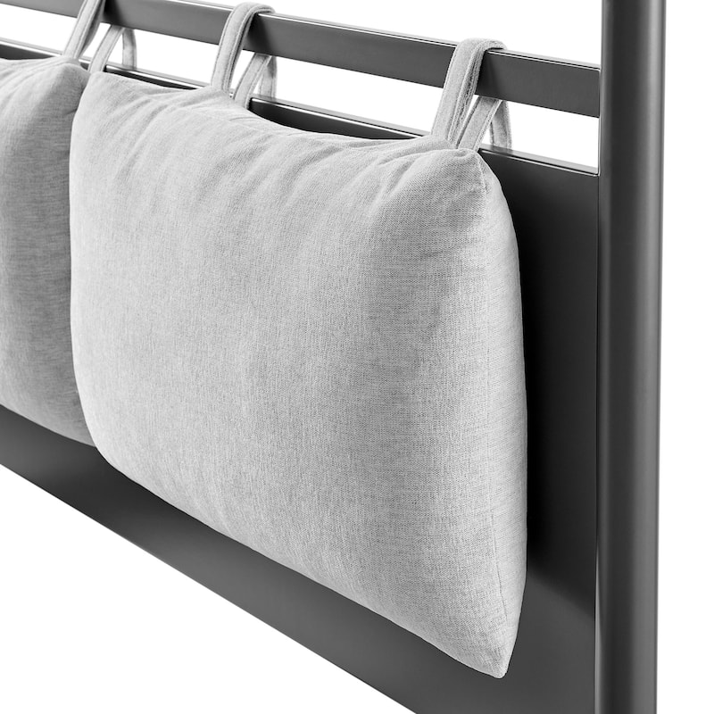 Marlowe 4-Poster Canopy Metal Platform Bed